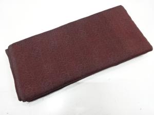 アンティーク　瑞雲模様織り出し　着尺反物